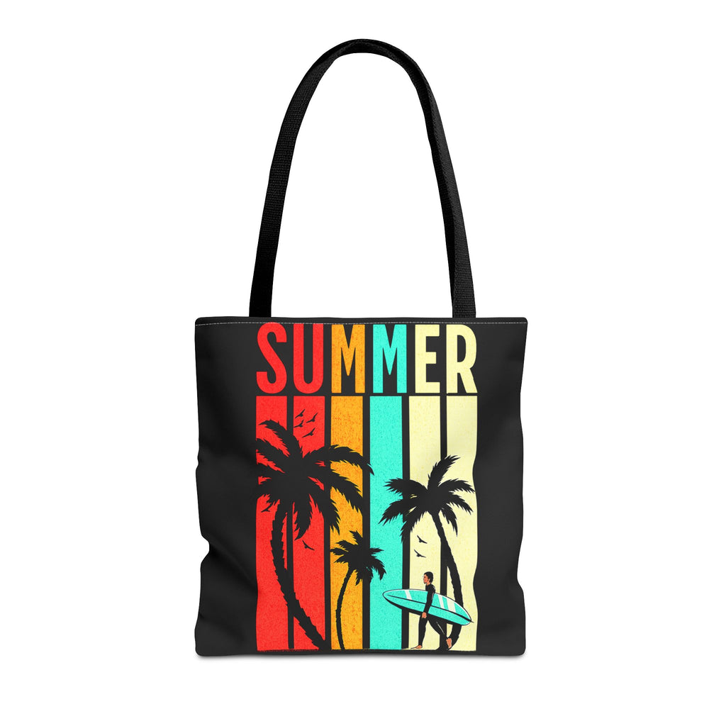 Summer Surf | Vintage Palm Tree Tote Bag | Cr8tive Designs