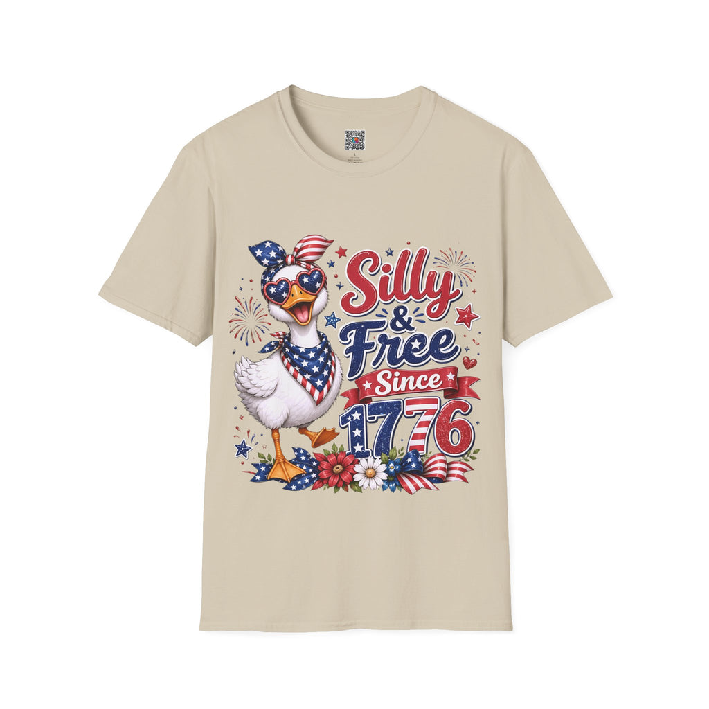 Silly & Free Since 1776 | Patriotic Duck Design | Cr8tive Designs