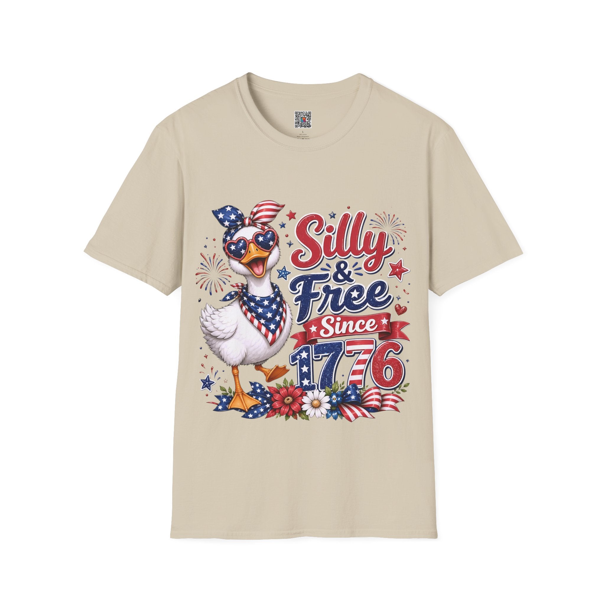 Silly & Free Since 1776 | Patriotic Duck Design | Cr8tive Designs