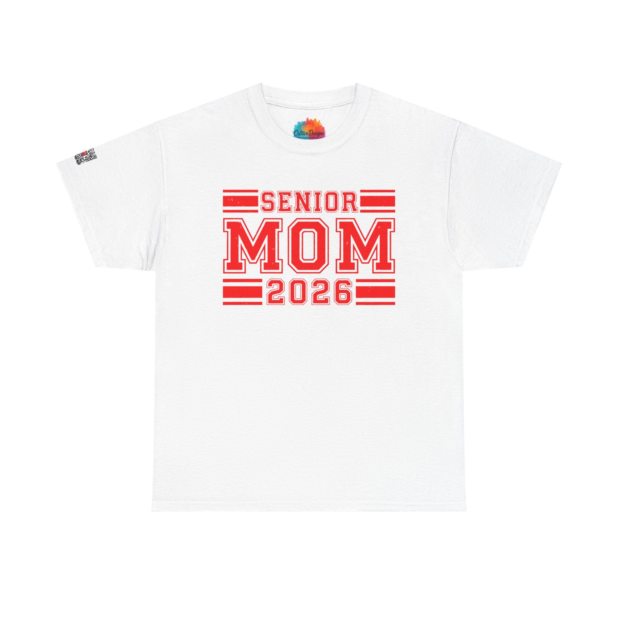 Senior Mom 2026 Varsity T-Shirt | Graduation Tee | Class of 2026 Mom Shirt | Cr8tive Designs