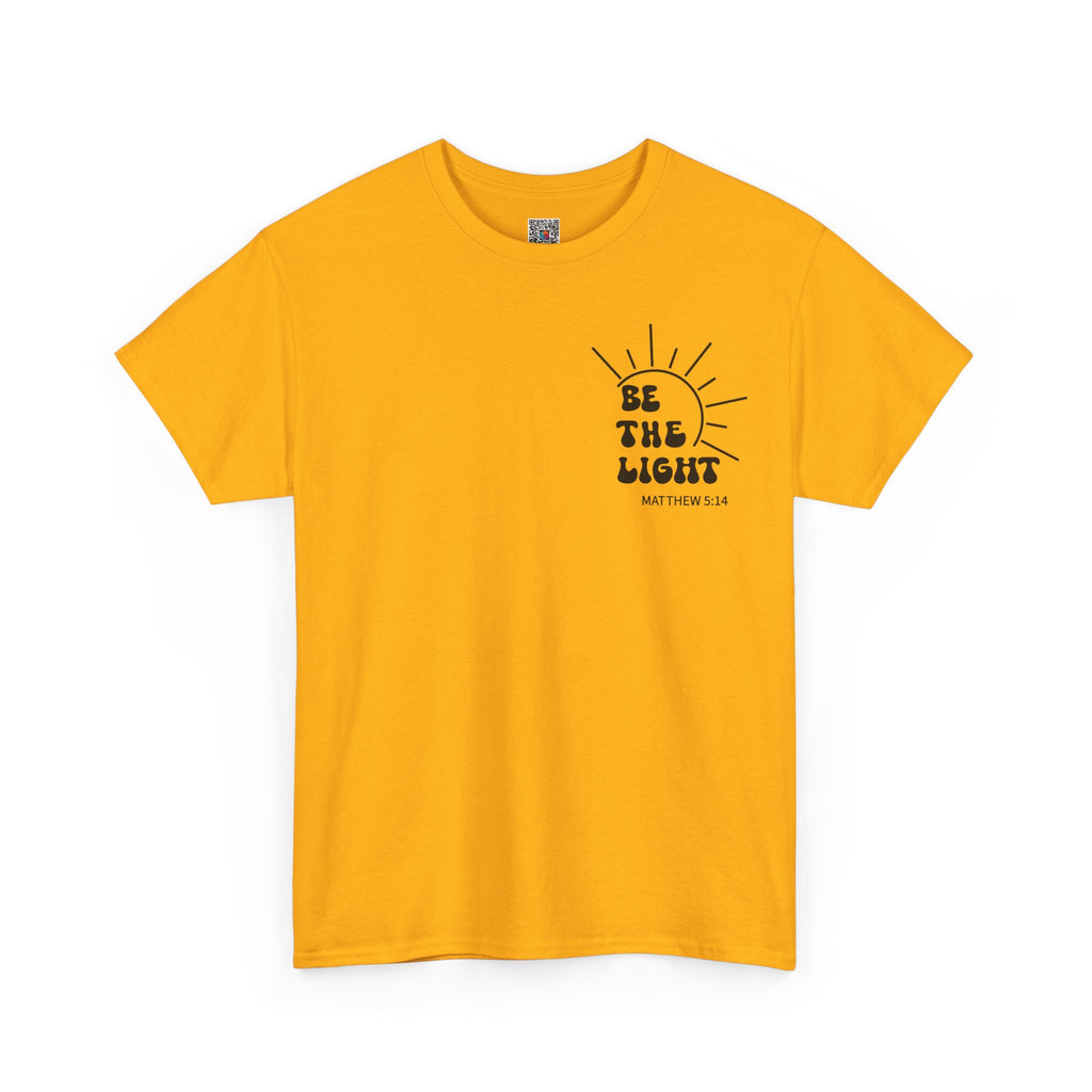 Be The Light Tee — Christian Inspirational T‑Shirt/Cr8tive Designs
