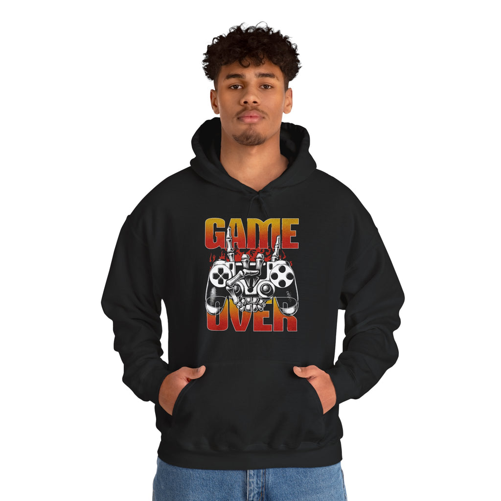 Game Over | Retro Skeleton Gamer Hoodie | Cr8tive Designs