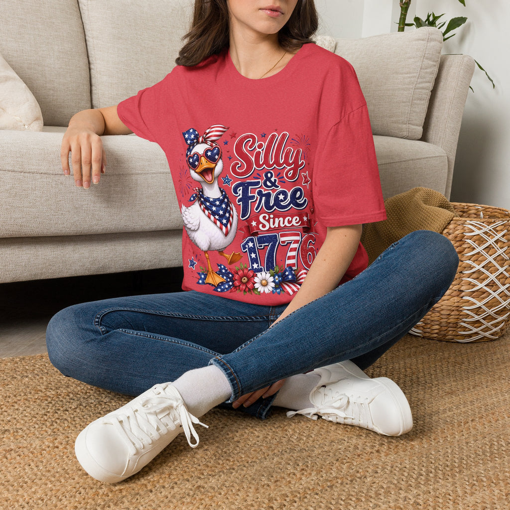 Silly & Free Since 1776 | Patriotic Duck Design | Cr8tive Designs