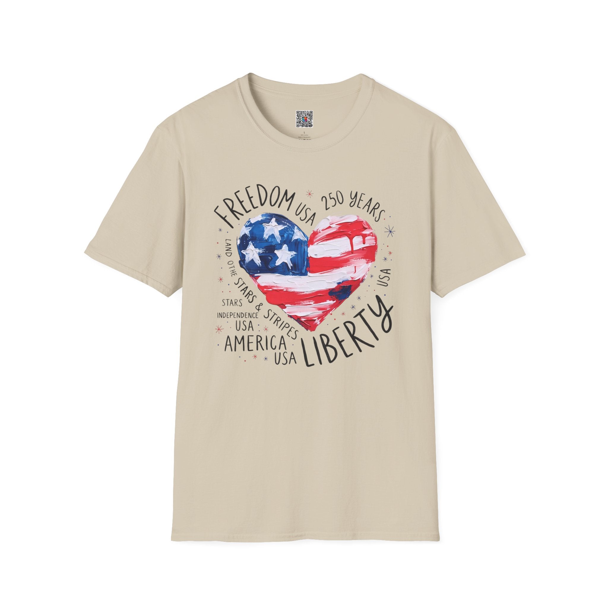 Freedom Liberty Heart | 250 Years Patriotic Design | Cr8tive Designs