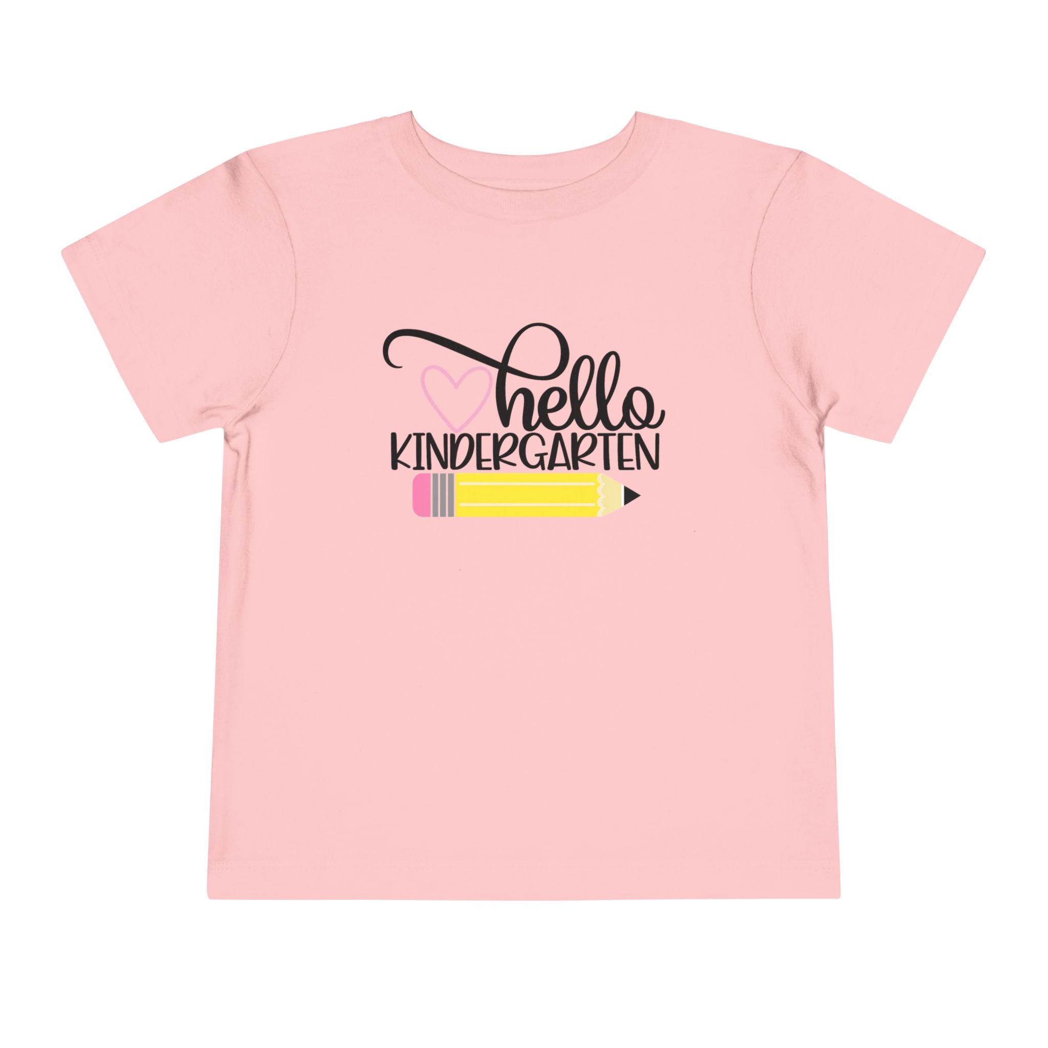 Hello Kindergarten Pencil Youth Tee | First Day of School T-Shirt | Cr8tive Designs