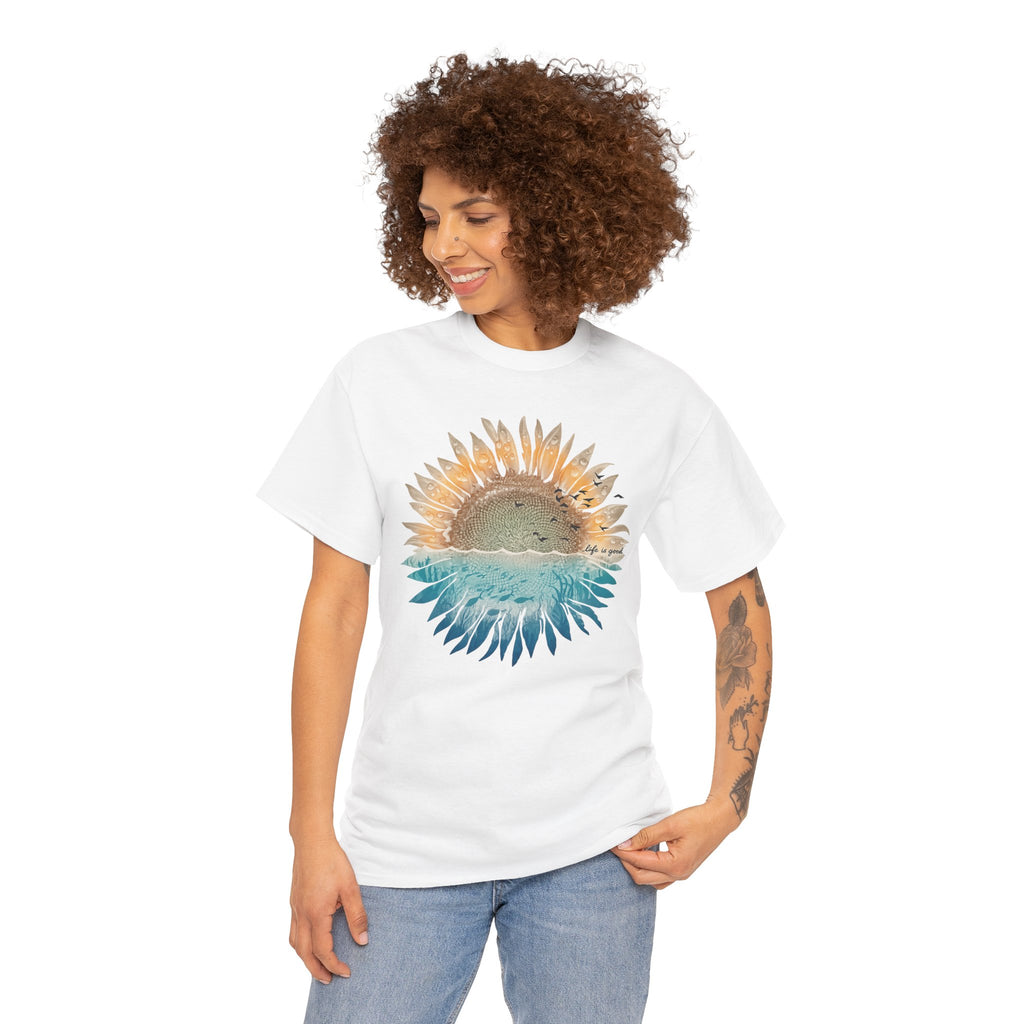 Sun and Sea Graphic T-Shirt/Cr8tive Designs