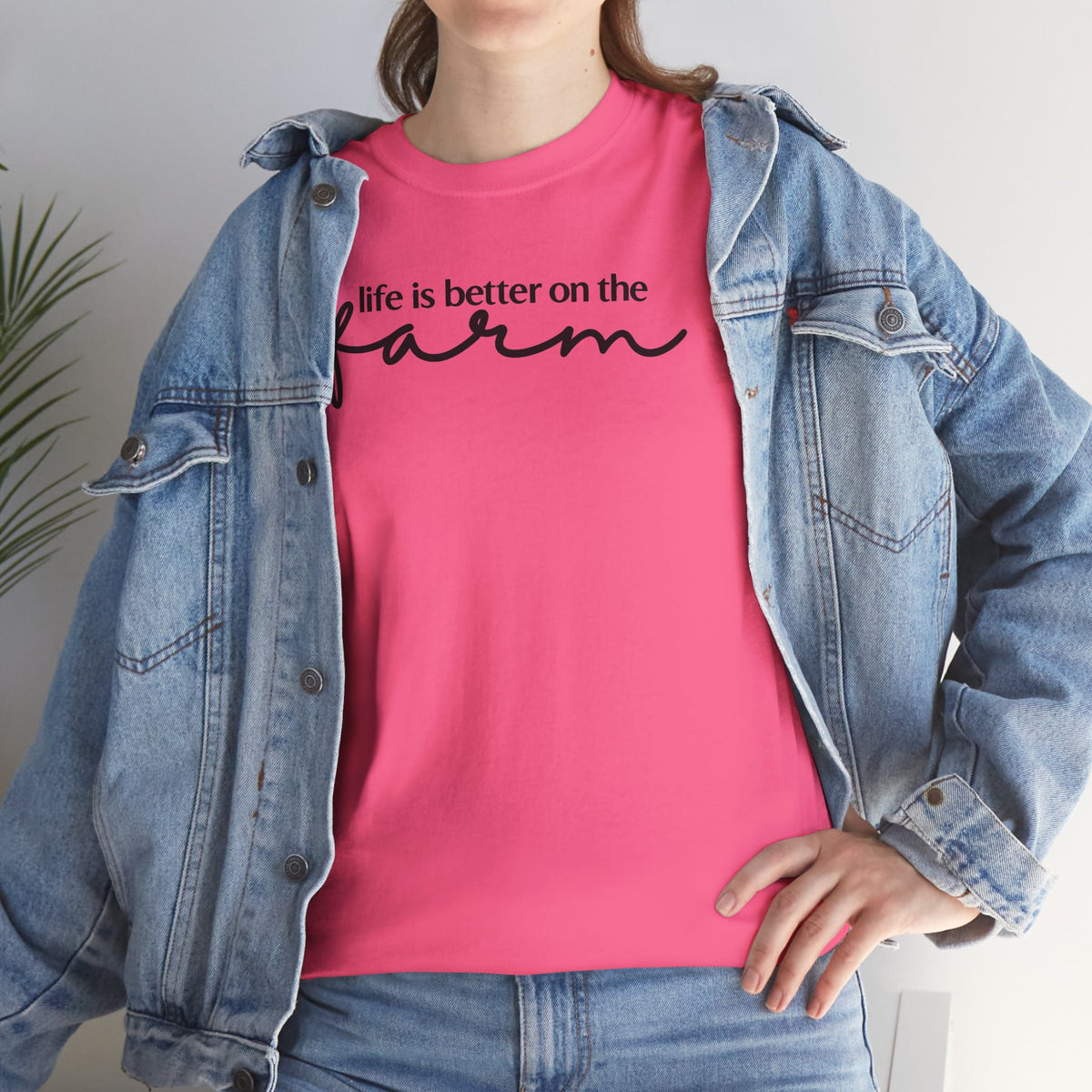 Life Is Better On The Farm T-Shirt | Rustic Country Graphic Tee | Cr8tive Designs