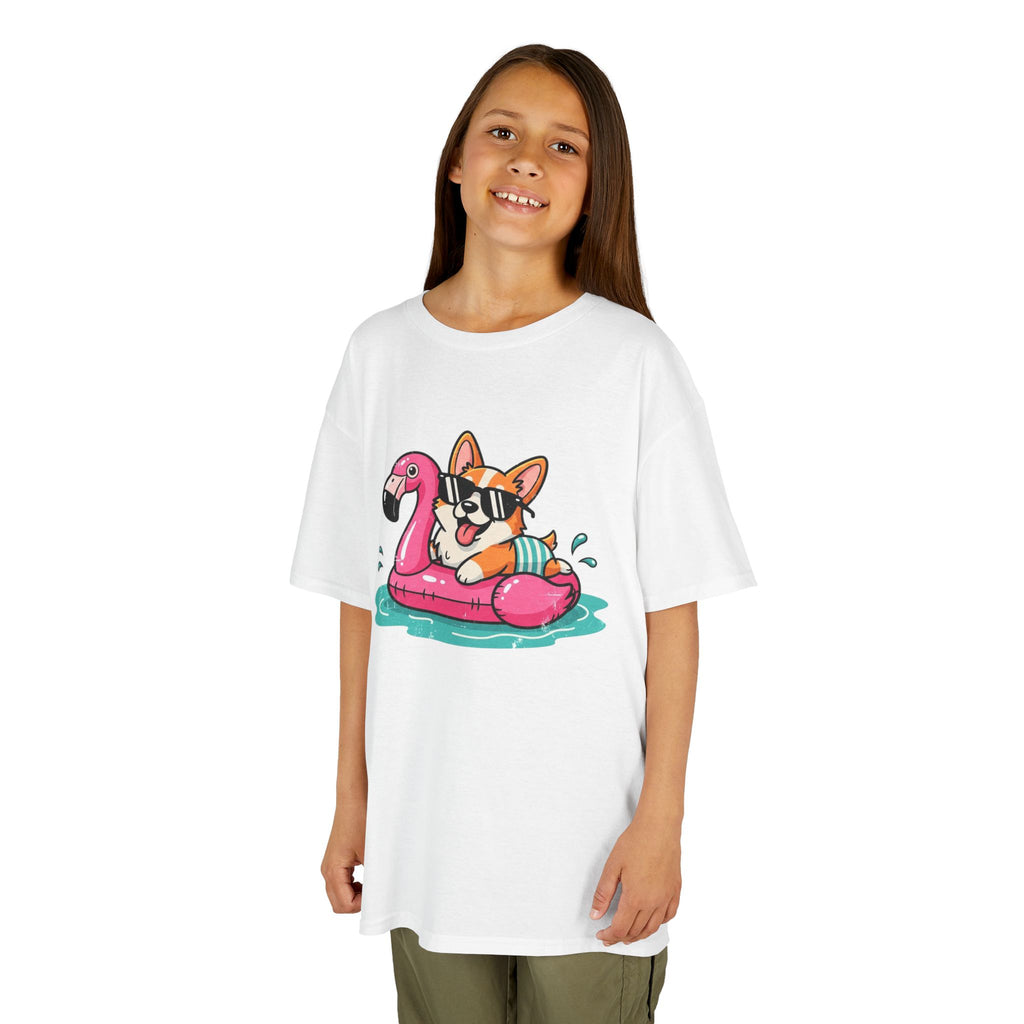 Summer Corgi Float | Cute Lake & Pool Day Tee | Cr8tive Designs