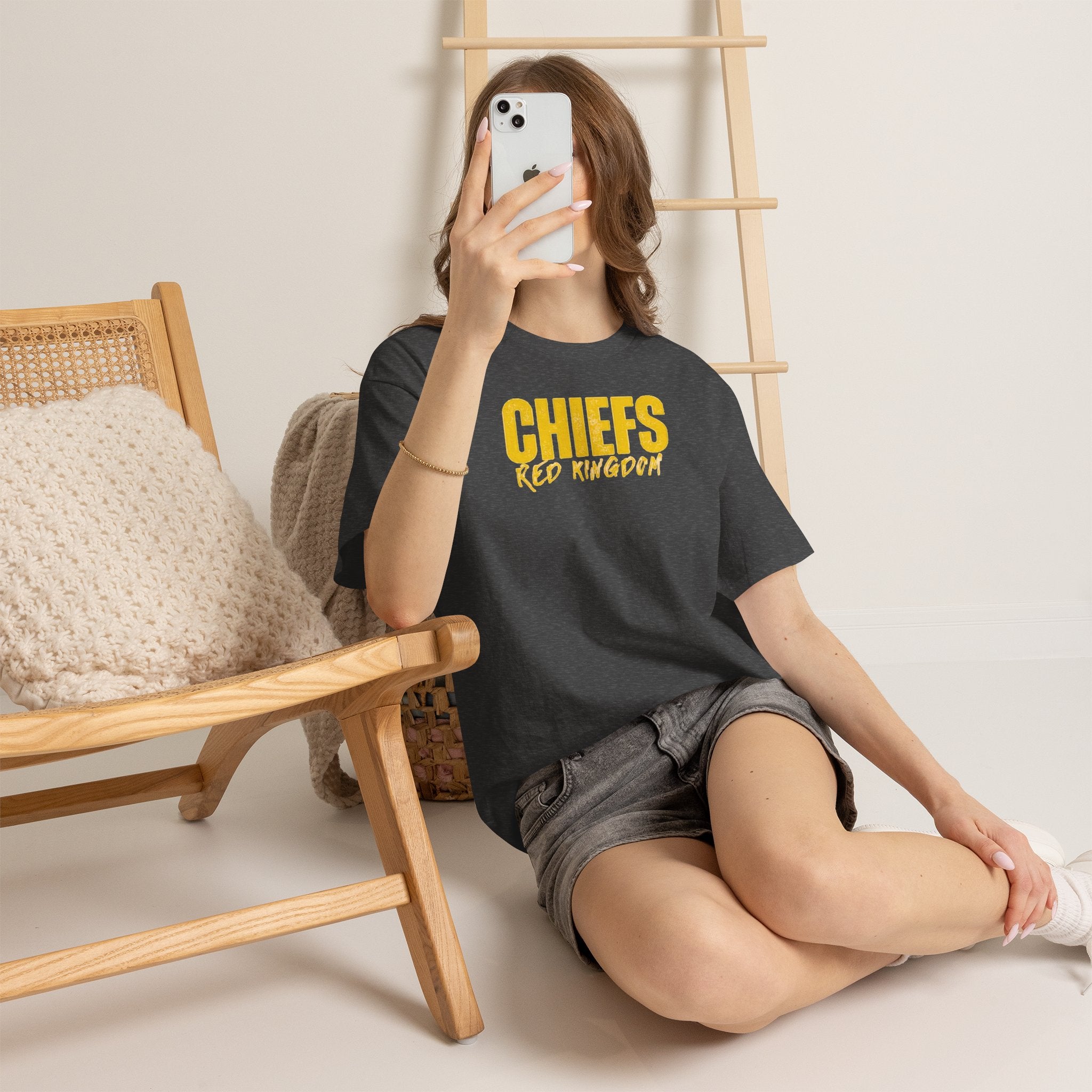 Chiefs Red Kingdom T-Shirt | Kansas City Football Fan Game Day Tee | Cr8tive Designs