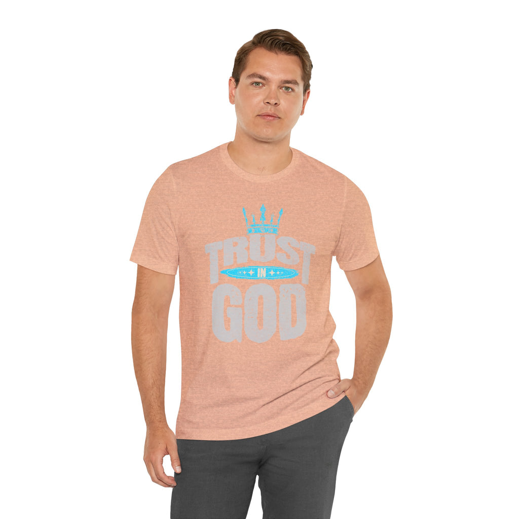 Trust in God T-Shirt | Faith Graphic Tee with Crown Design| Cr8tive Designs