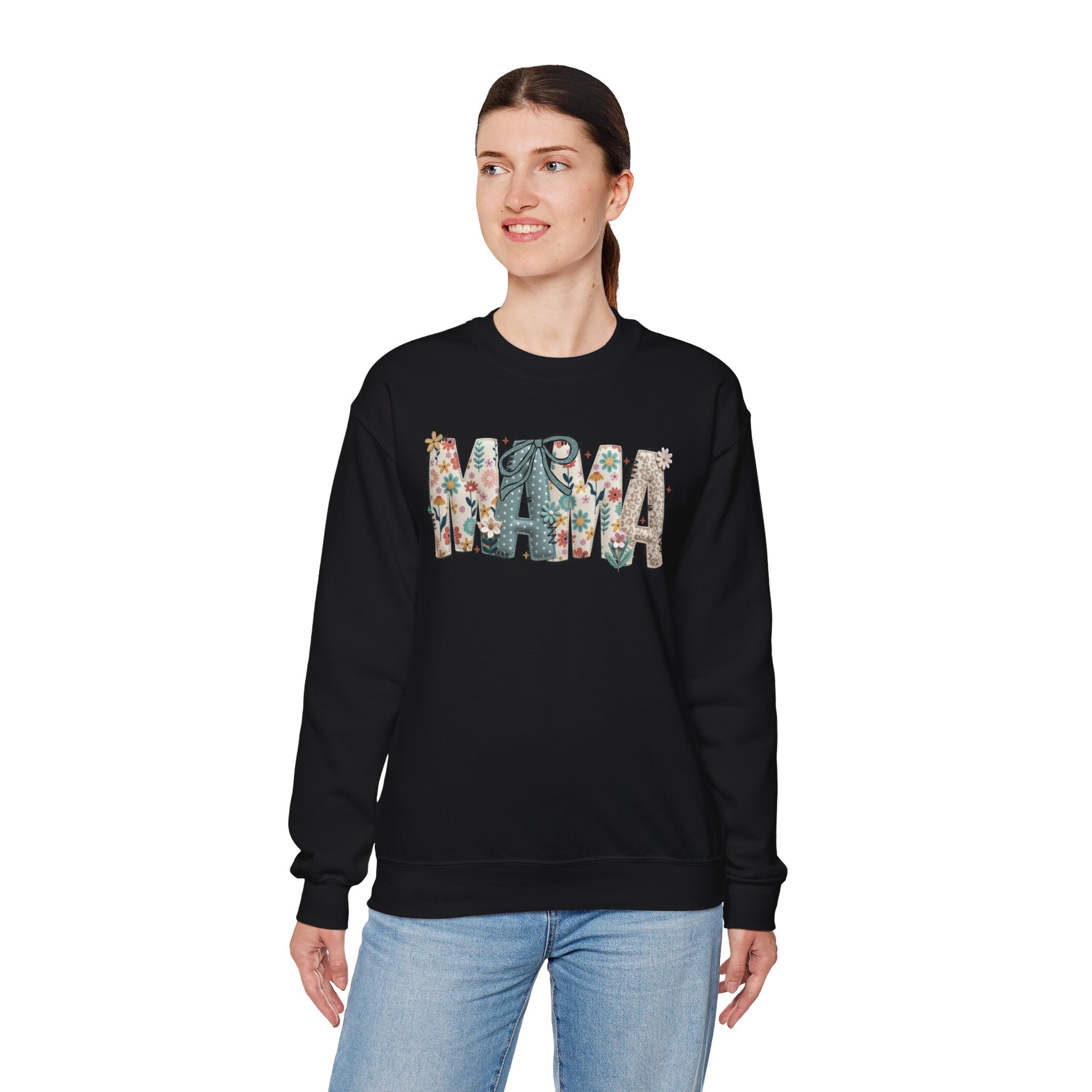 Mama Floral Crewneck Sweatshirt