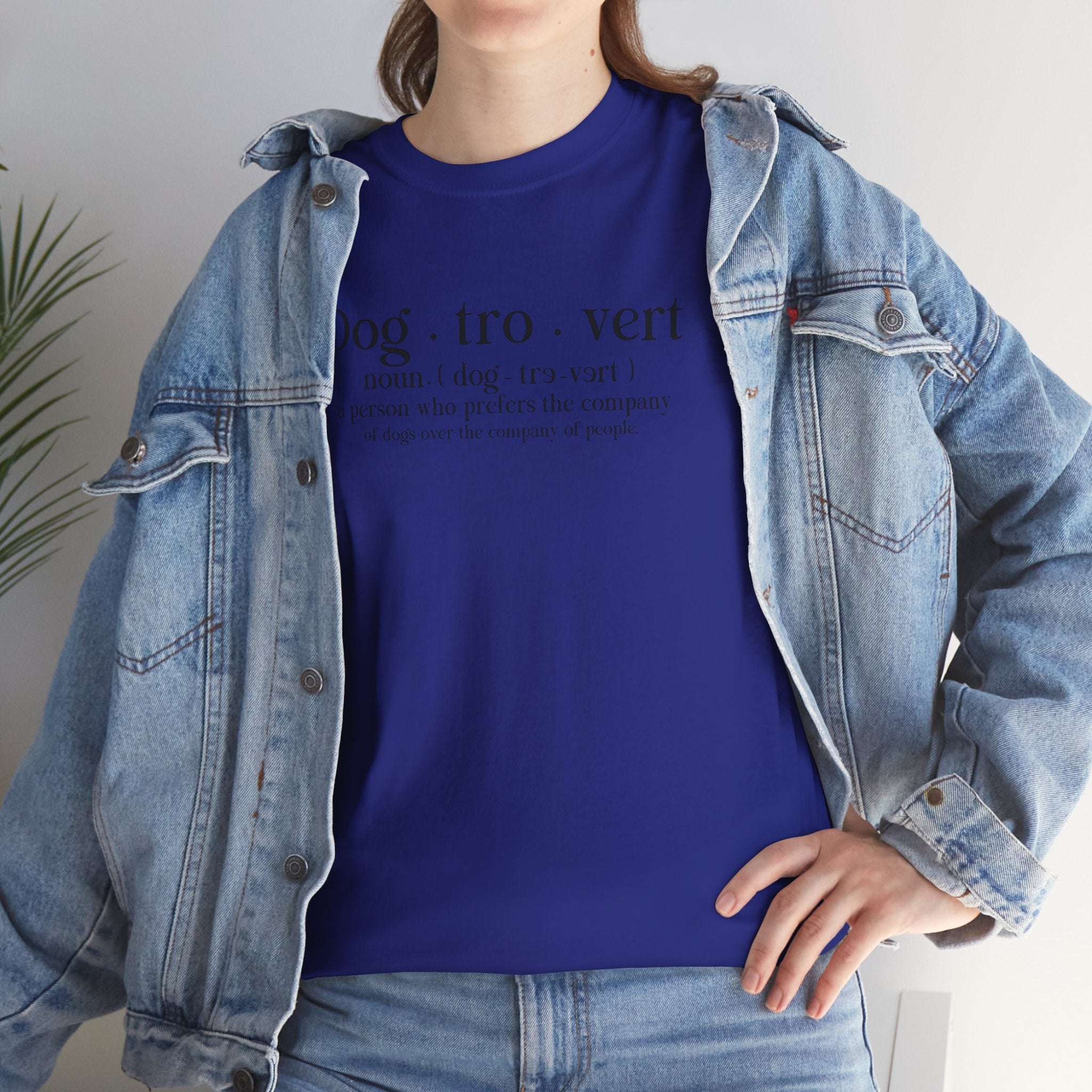 Dog-tro-vert Definition Tee | Everyday Pet Lover Tee | Cr8tive Designs