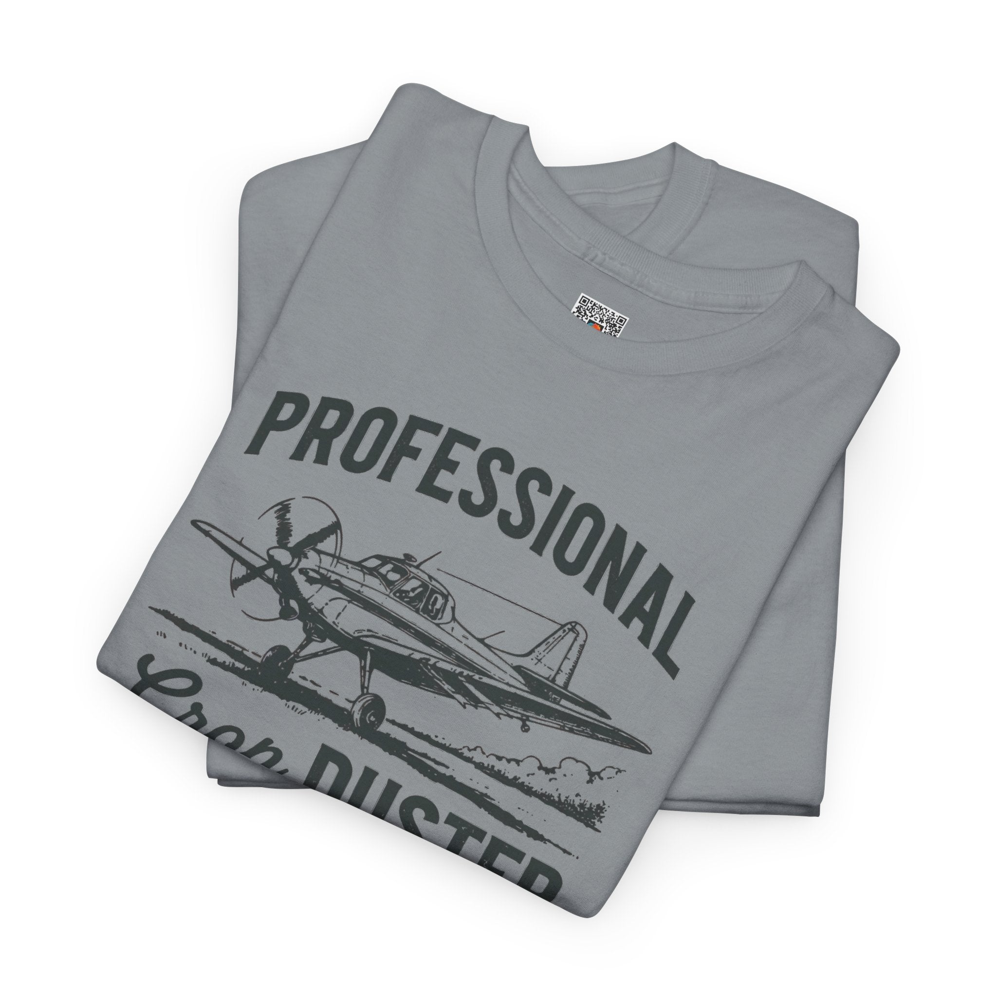 Professional Crop Duster T-Shirt | Funny Airplane Humor Dad Joke Tee | Cr8tive Designs