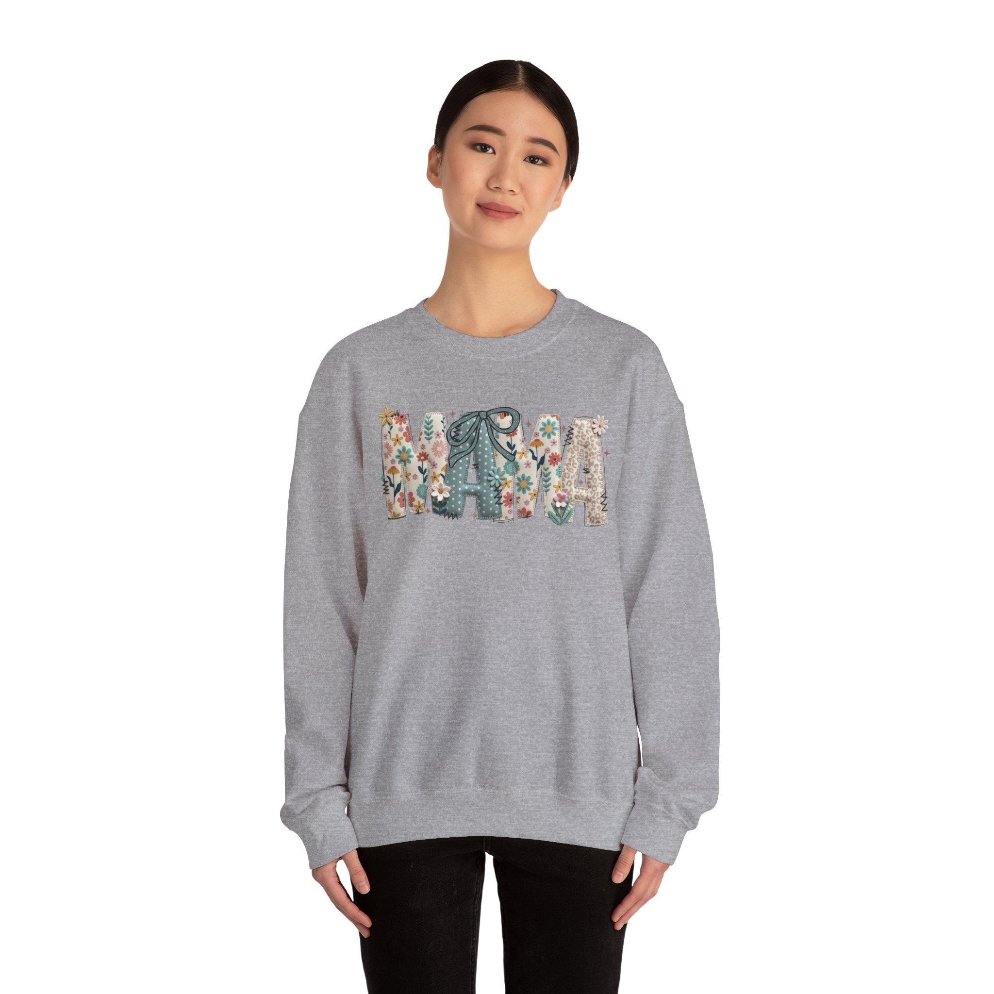 Mama Floral Crewneck Sweatshirt