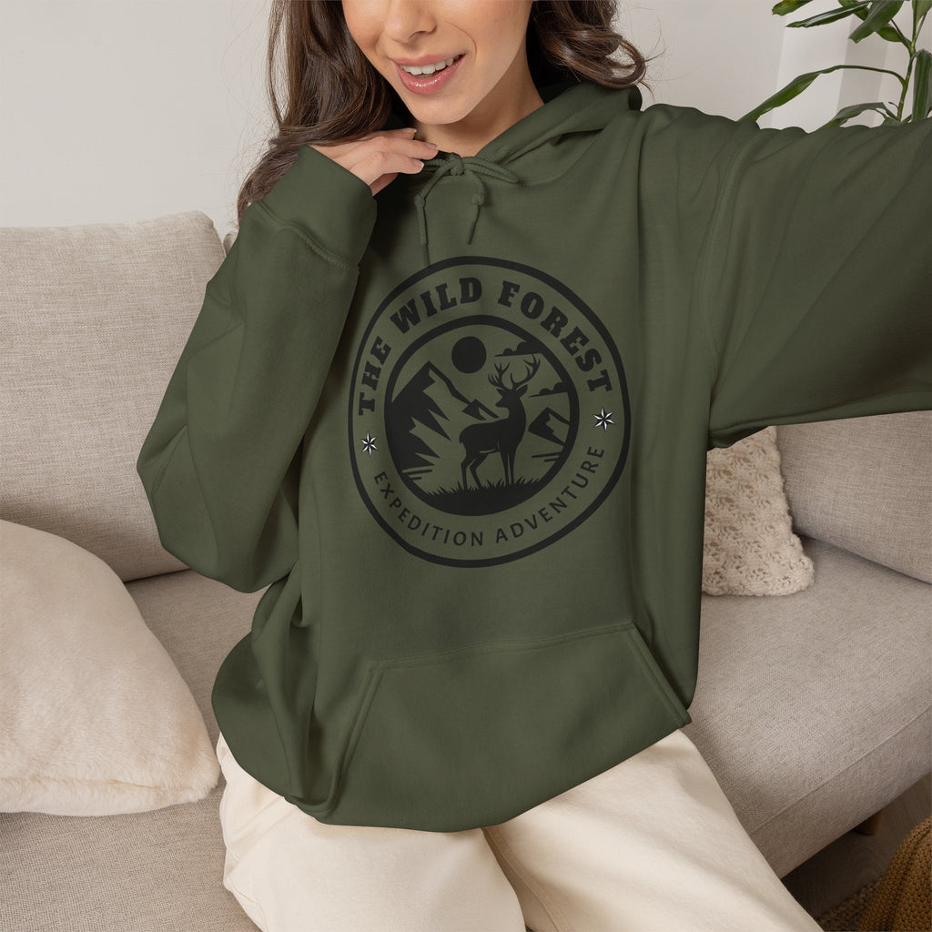 The Wild Forest Hoodie | Outdoor Expedition & Adventure Design | Cr8tive Designs