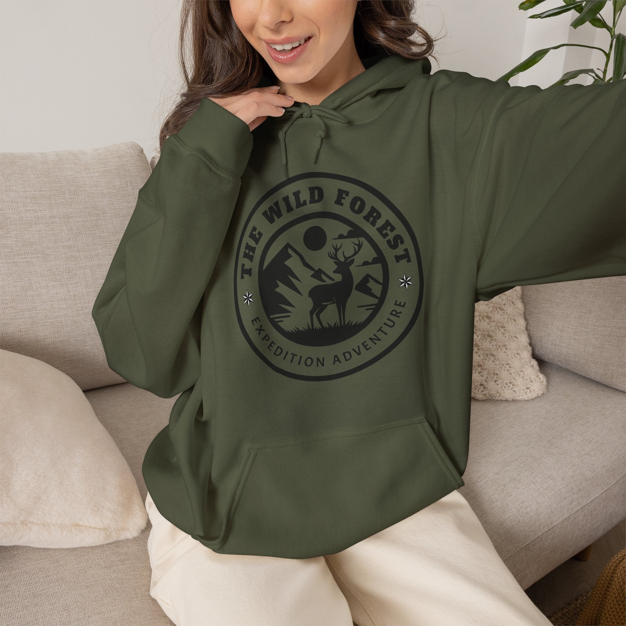 The Wild Forest Hoodie | Outdoor Expedition & Adventure Design | Cr8tive Designs
