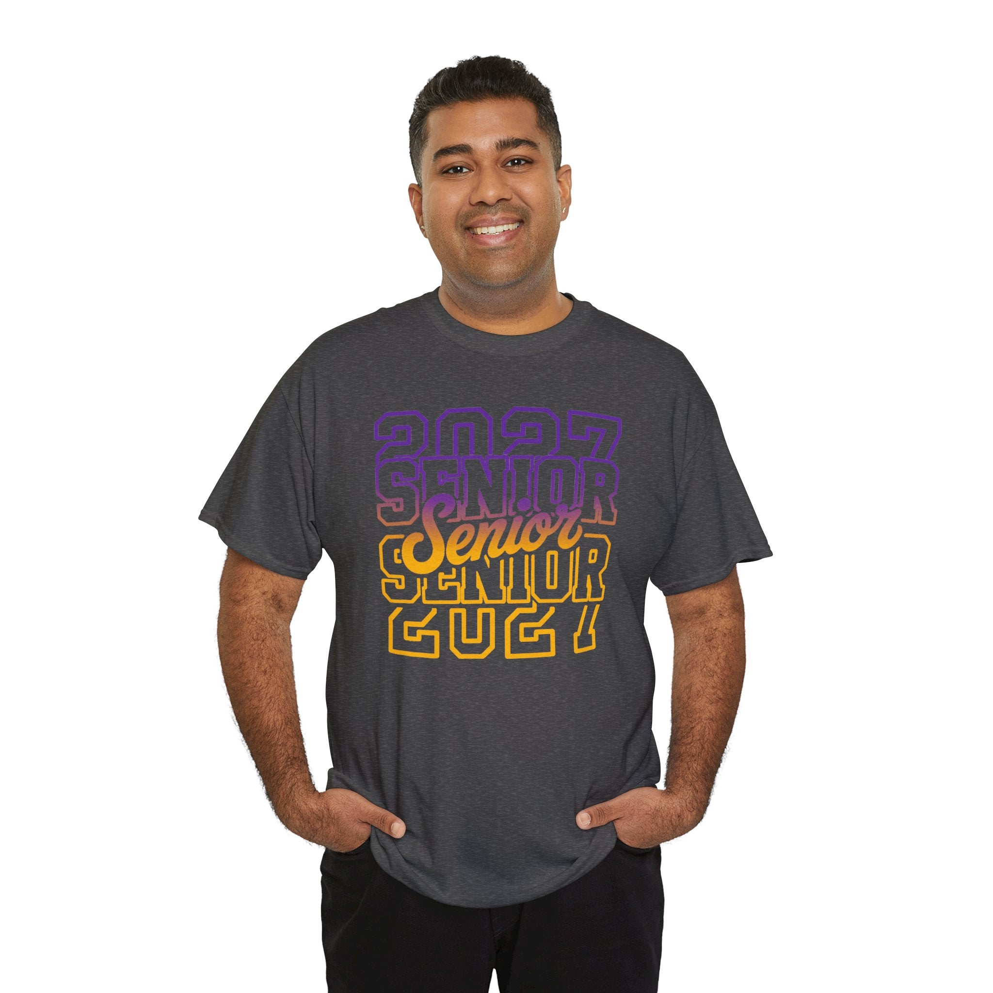 Senior 2027 | Purple and Gold T-Shirt | Cr8tive Designs
