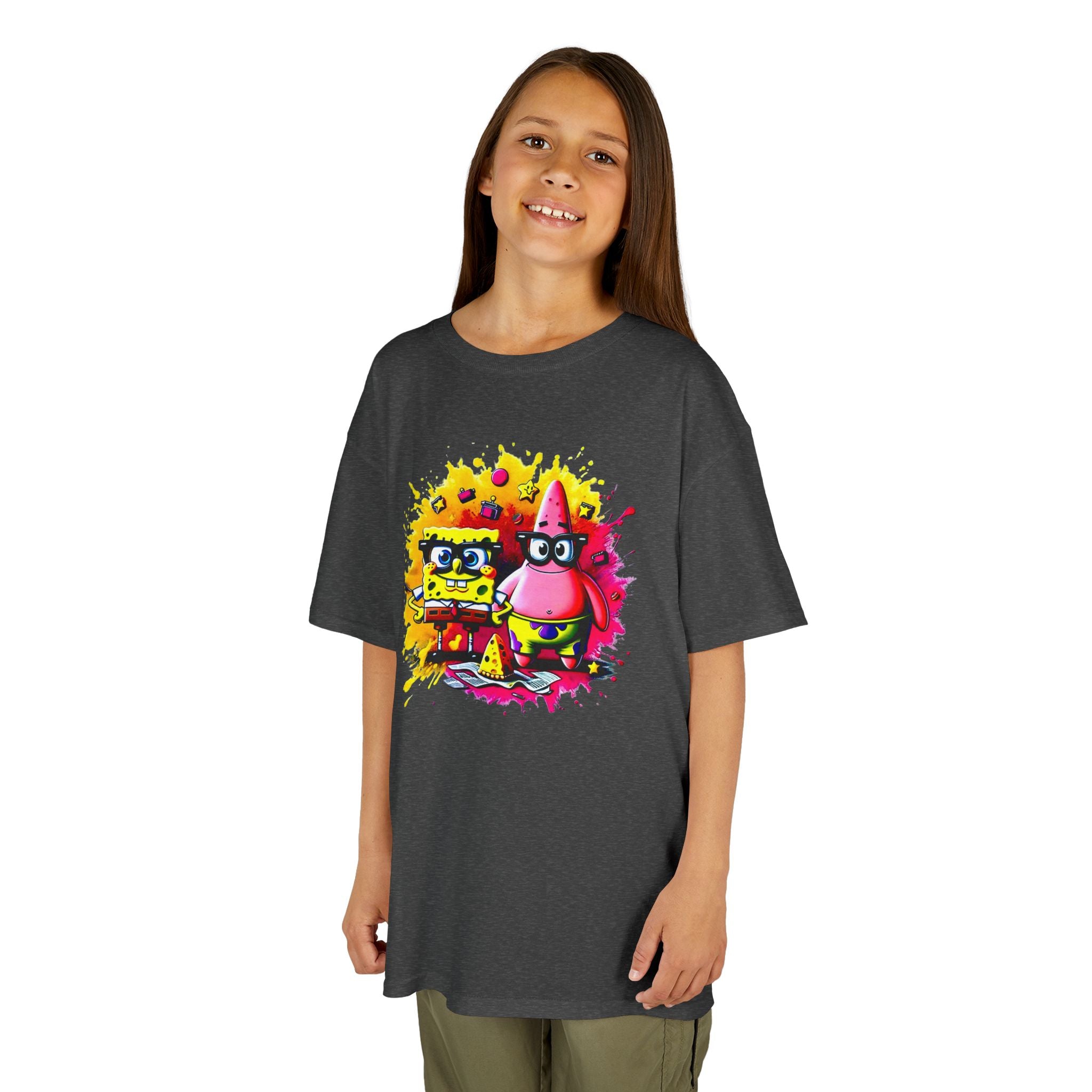 Underwater Besties Graffiti Youth Tee | Colorful Cartoon Graphic T-Shirt | Cr8tive Designs
