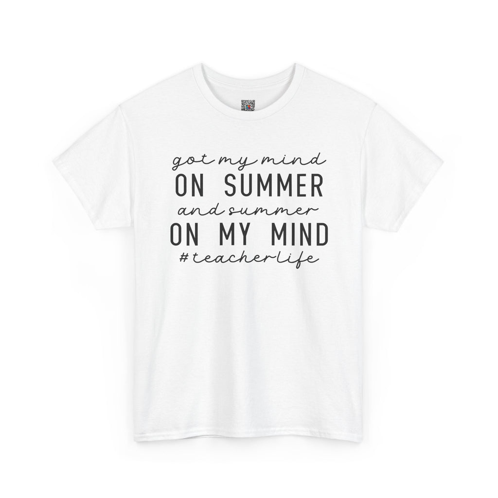SUMMER ON MY MIND | FUNNY TEACHER SUMMER SHIRT | LAST DAY OF SCHOOL SHIRT | CR8TIVE DESIGNS