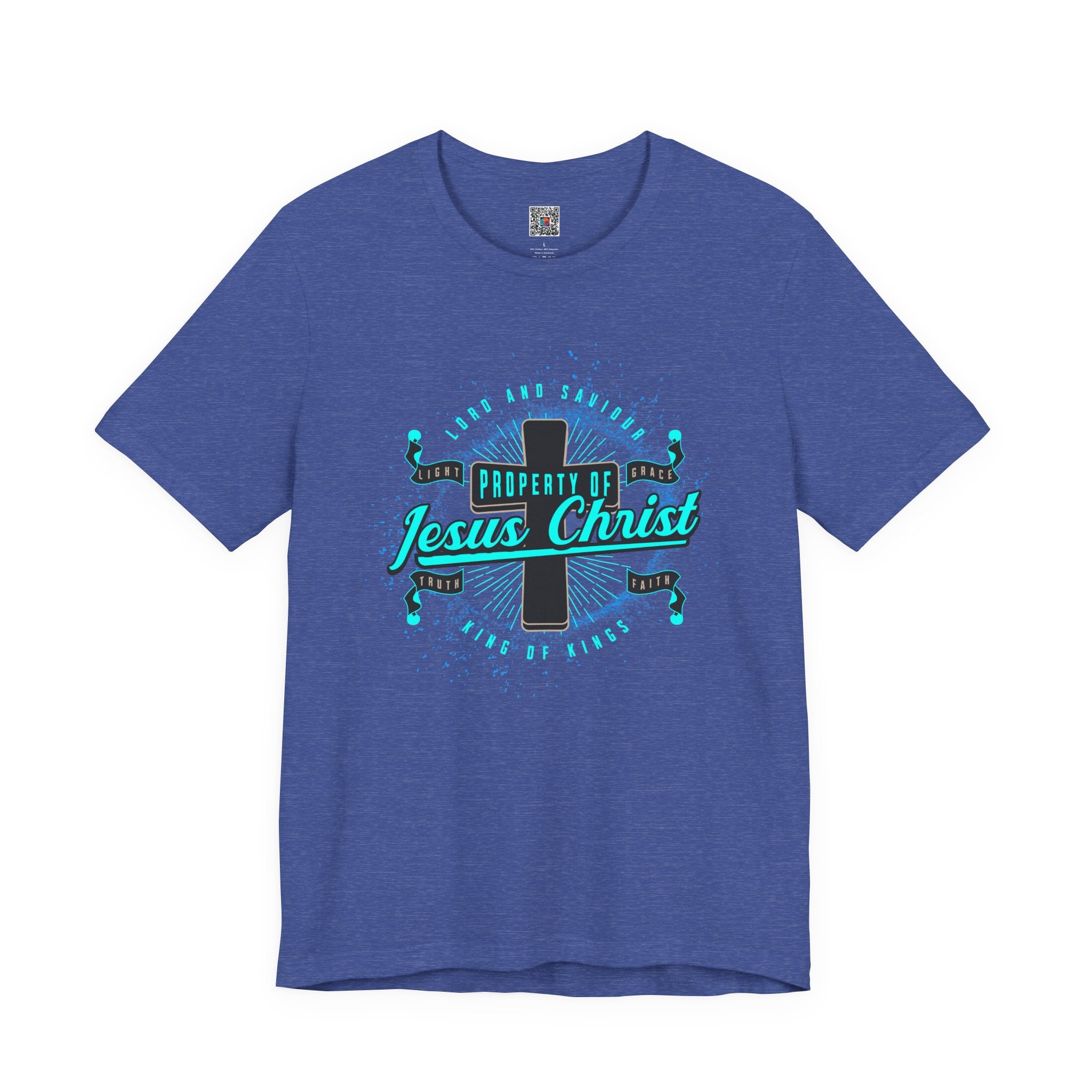 Jesus Christ Cross T-Shirt — "Property of Jesus Christ" Faith Tee| Cr8tive Designs