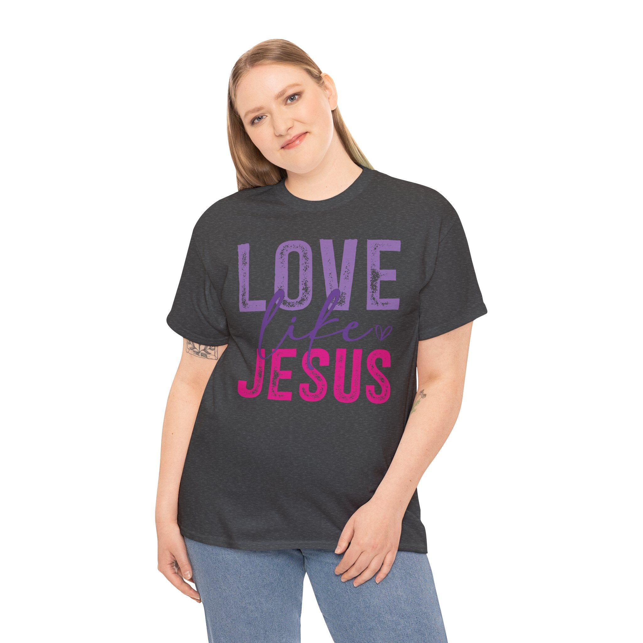 Love Like Jesus – Inspirational Christian Faith T-Shirt | Cr8tive Designs