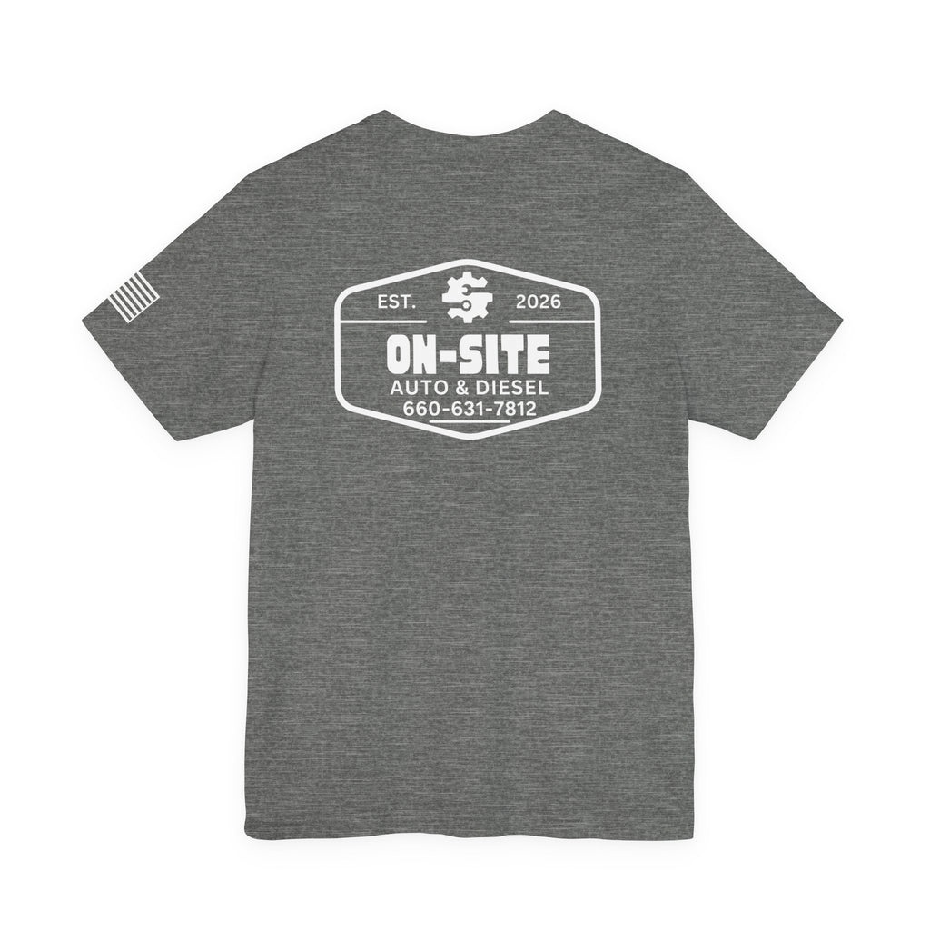 On-Site Auto & Diesel Crew Tee | Cr8tive Designs