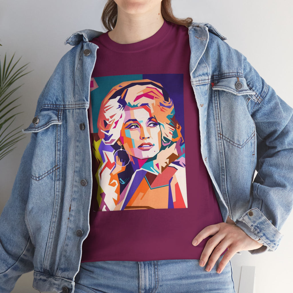 Country Music Legend | Colorful Pop Art Portrait Tee | Cr8tive Designs