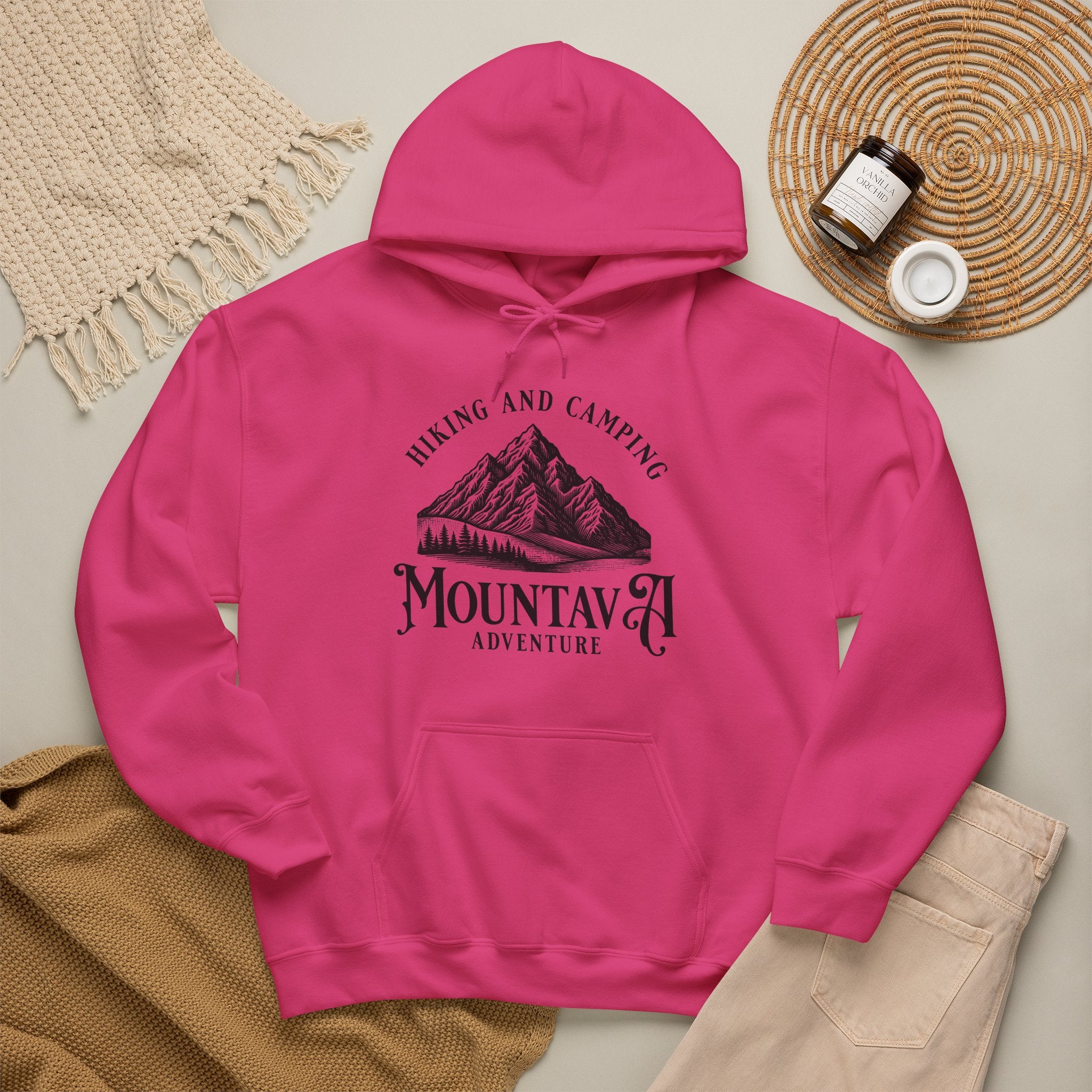 Mountain Adventure Hoodie | Hiking & Camping Outdoor Design | Cr8tive Designs