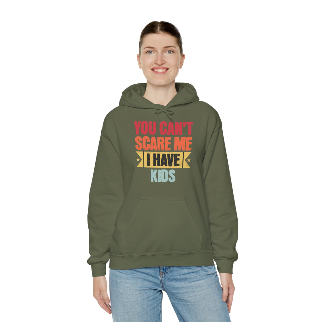 You Can’t Scare Me, I Have Kids | Funny Retro Parent Hoodie | Cr8tive Designs
