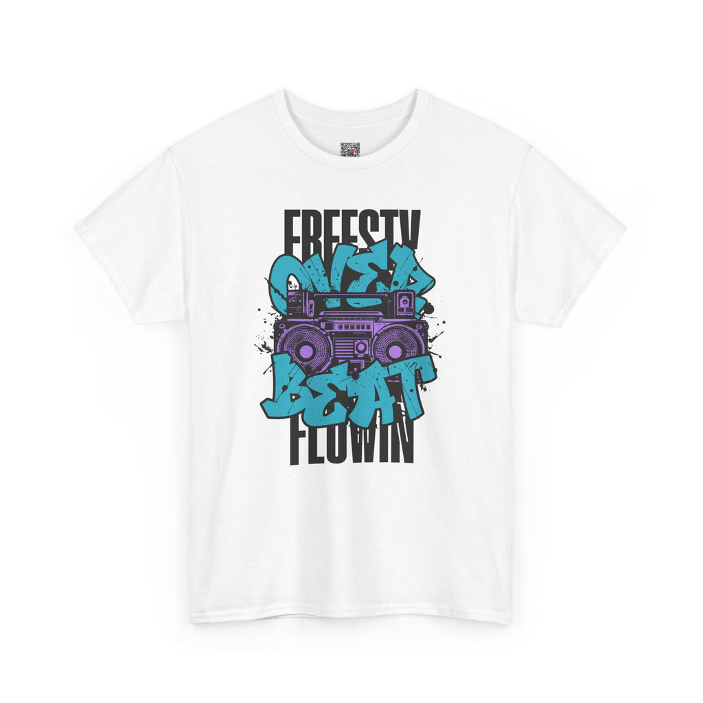 Graffiti Boombox Streetwear Graphic Tee | Urban Hip-Hop Design | Cr8tive Designs