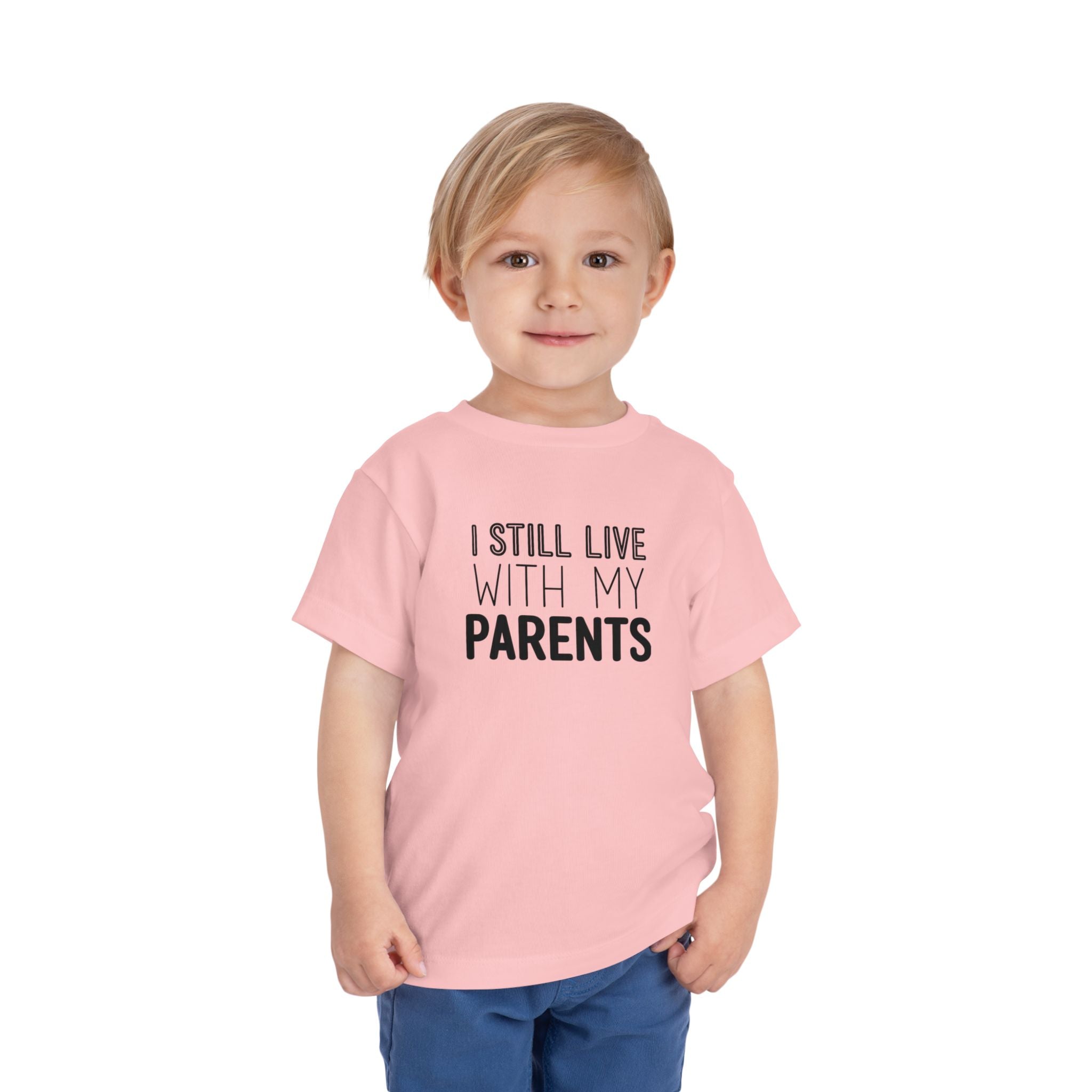 I Still Live With My Parents Toddler Tee | Funny Kids T-Shirt | Cr8tive Designs