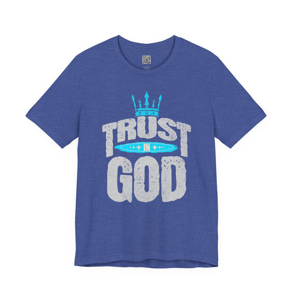 Trust in God T-Shirt | Faith Graphic Tee with Crown Design| Cr8tive Designs