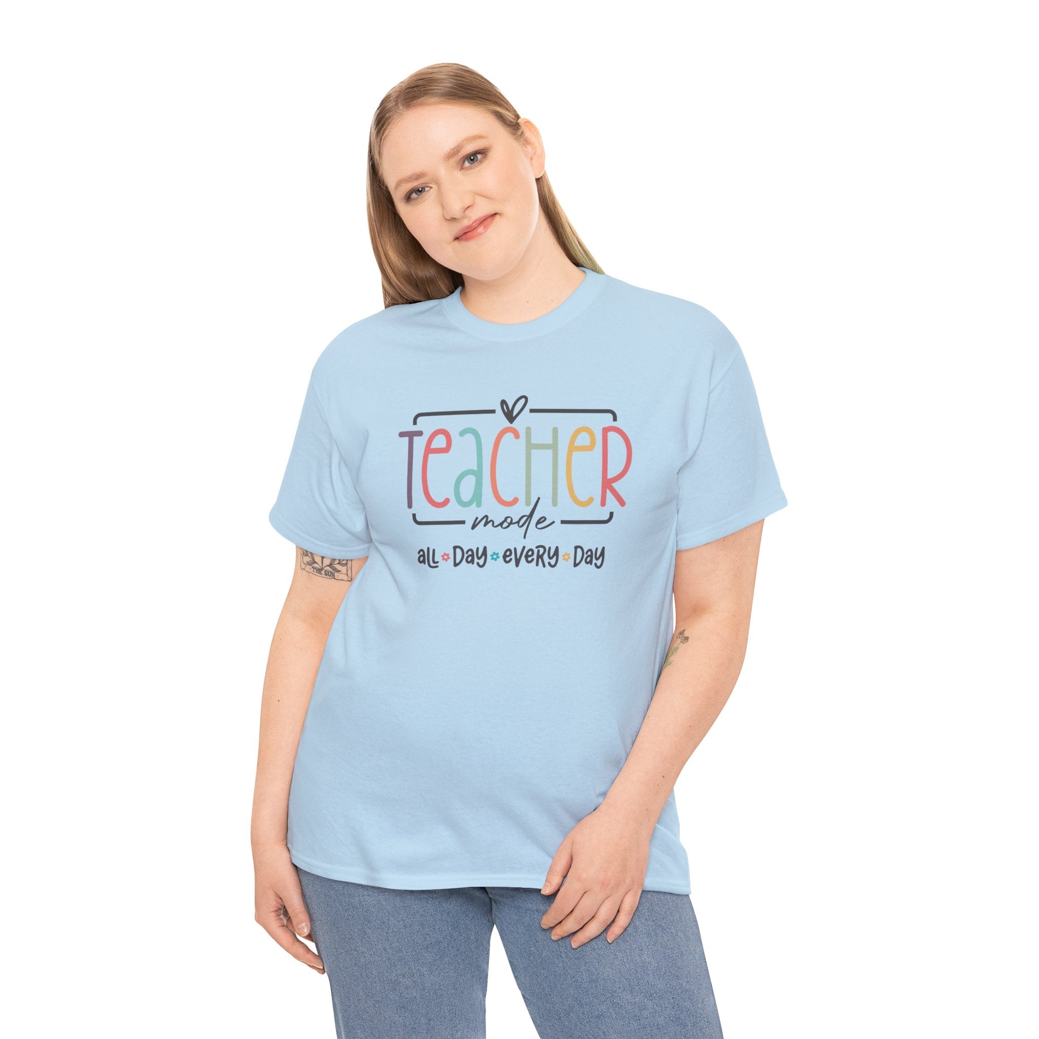 Teach Love Inspire Teacher Shirt | Back to School Teacher Tee | Cr8tive Designs