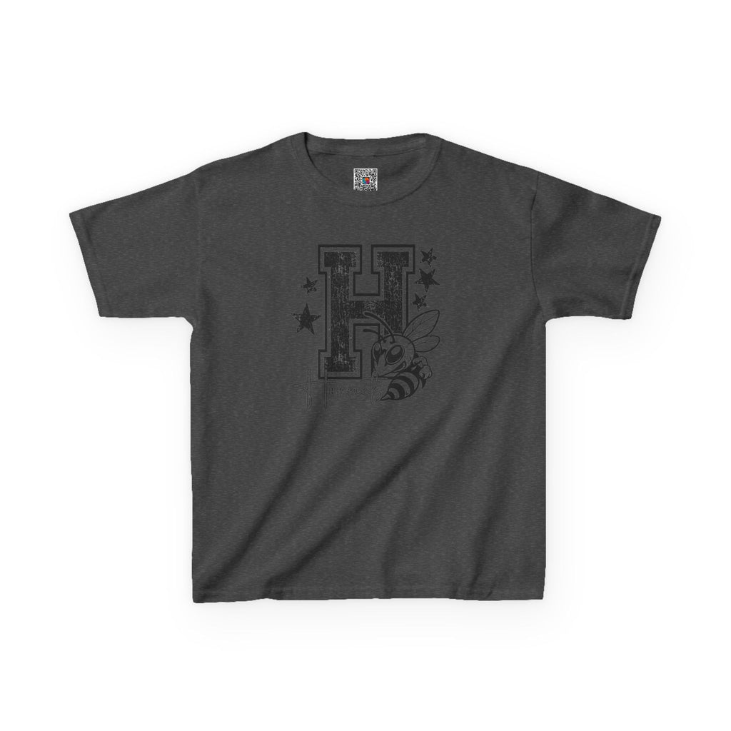 Hornets Letter H Mascot Youth T-Shirt | School Spirit Mascot Tee | Cr8tive Designs