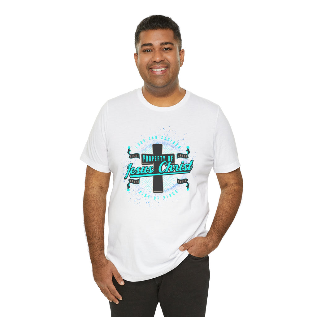 Jesus Christ Cross T-Shirt — "Property of Jesus Christ" Faith Tee| Cr8tive Designs