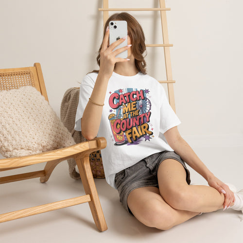 Catch Me at the County Fair | Retro Fair Graphic Tee | Cr8tive Designs