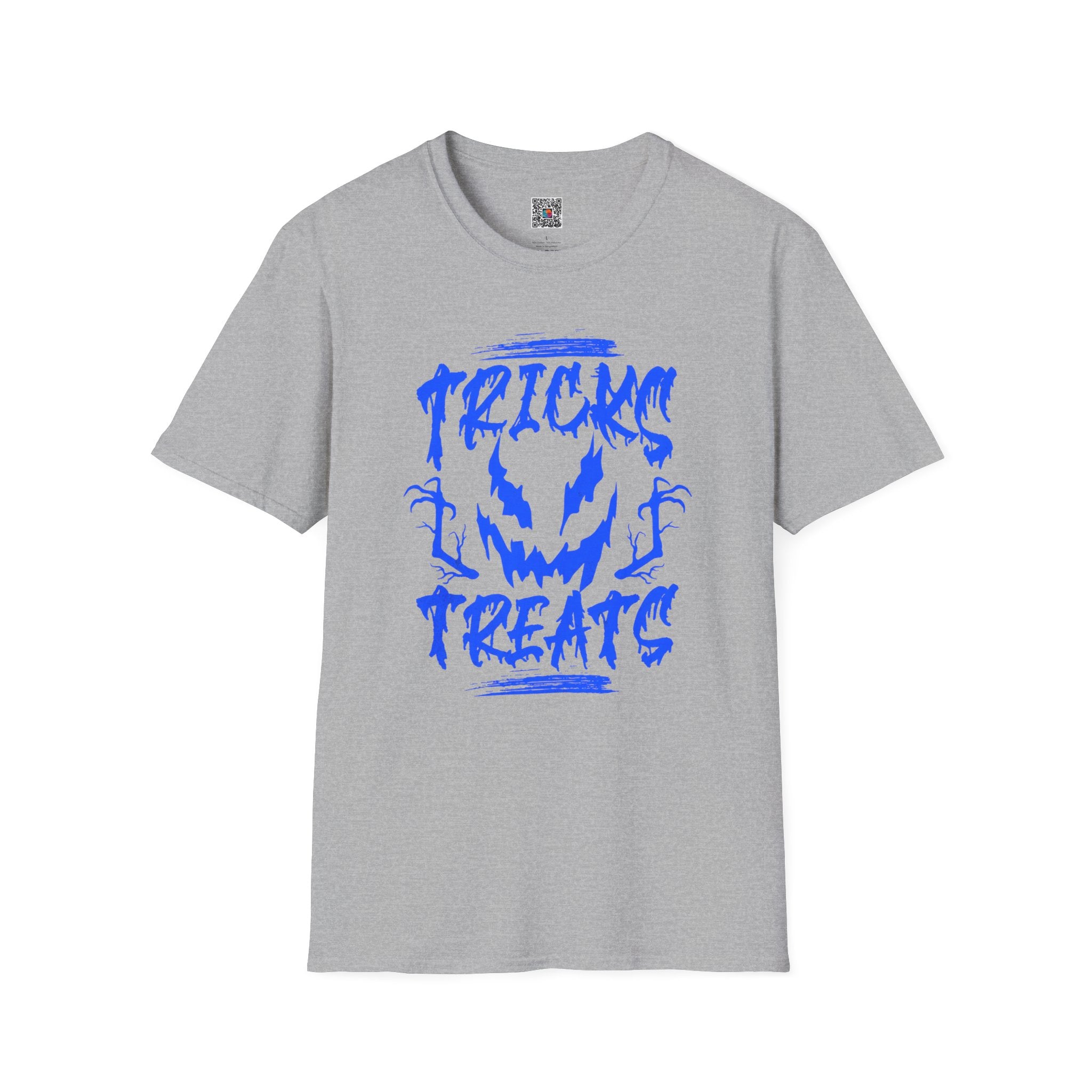 Tricks & Treats Halloween T‑Shirt | Spooky Jack-O'-Lantern Graphic Tee | Cr8tive Designs