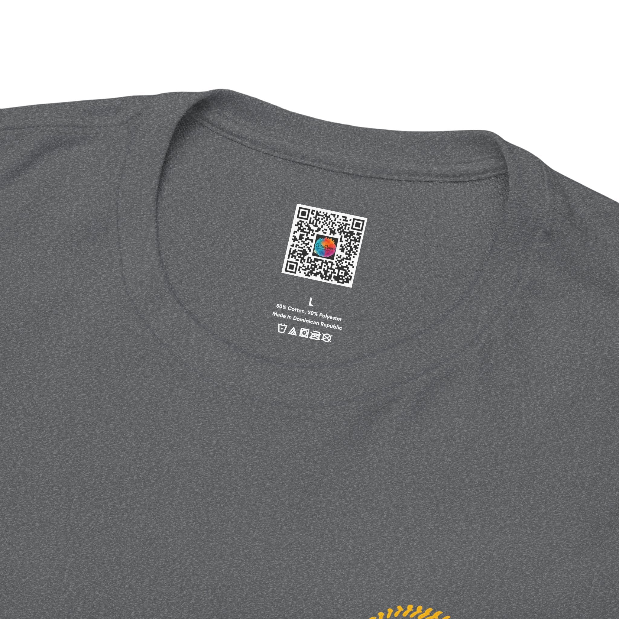 Slater Wildcats Baseball Pocket Logo | Purple and Gold School Spirit T-Shirt | Cr8tive Designs
