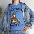 Motherhood The Realest Hood Graphic Tee – Funny Mom Life Shirt, Relatable Mama Humor Tee | Cr8tive Designs