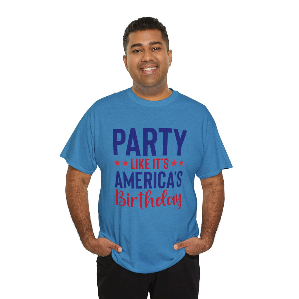 Party Like It’s America’s Birthday | Patriotic Fourth of July Tee | Cr8tive Designs
