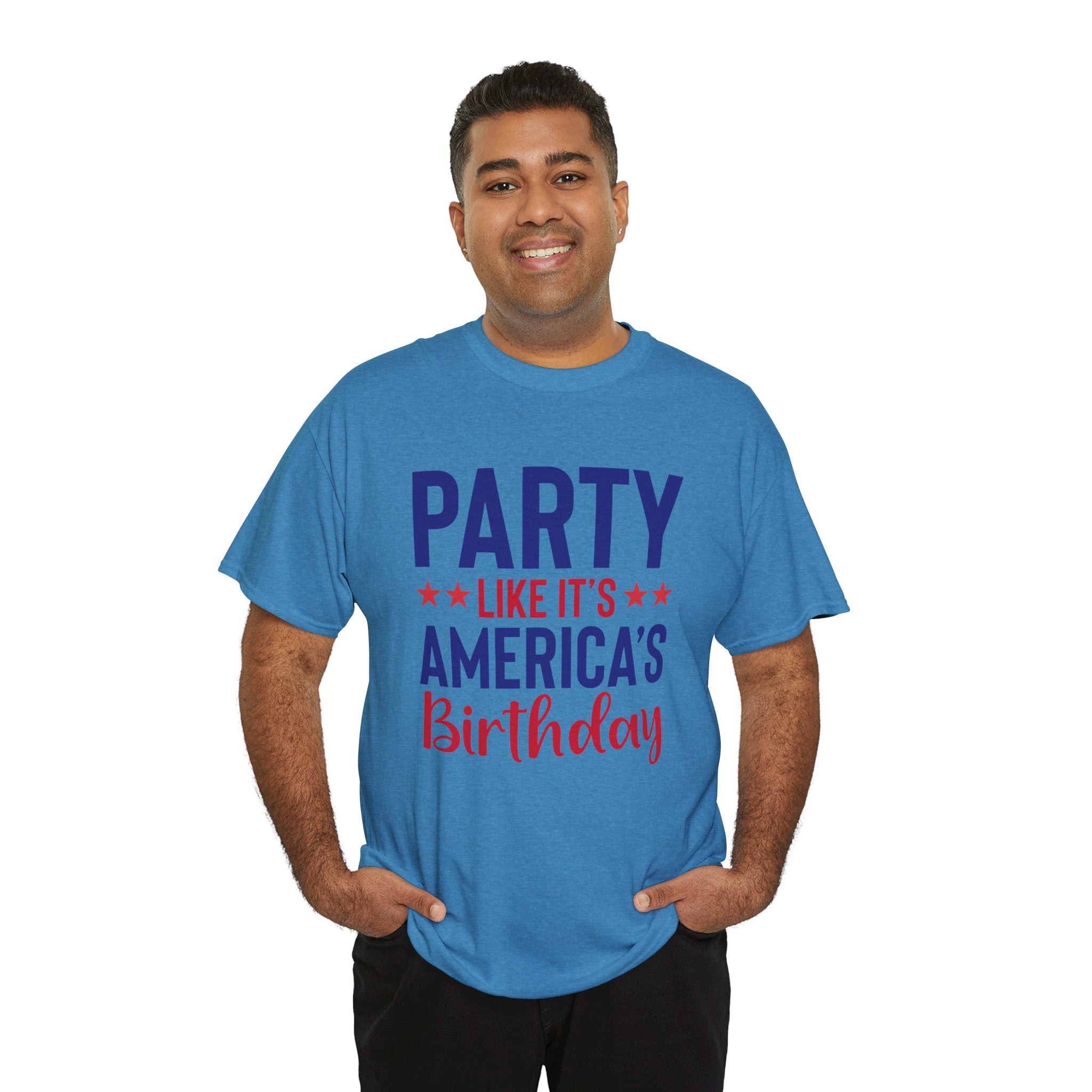 Party Like It’s America’s Birthday | Patriotic Fourth of July Tee | Cr8tive Designs