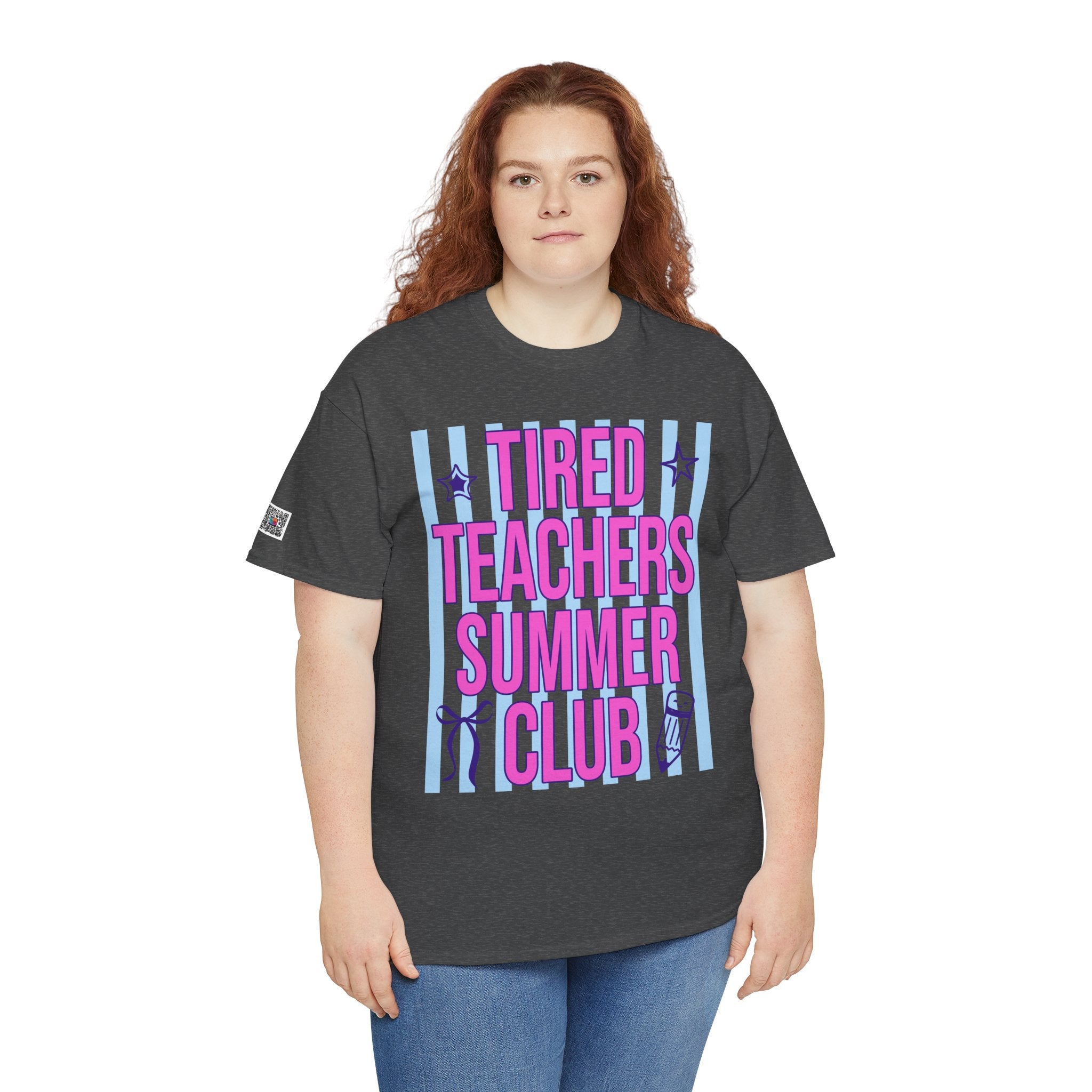 Tired Teachers Summer Club T‑Shirt | Funny Teacher Summer Shirt | Cr8tive Designs