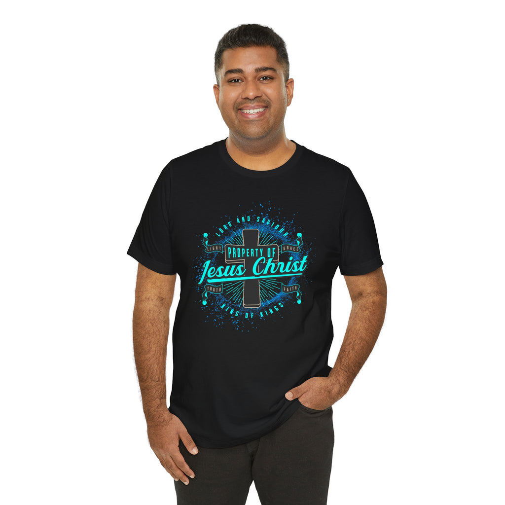 Jesus Christ Cross T-Shirt — "Property of Jesus Christ" Faith Tee| Cr8tive Designs