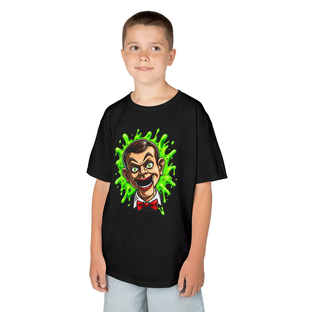 Slappy Dummy Green Slime Tee | Vintage 90s Spooky Kids T-Shirt | Cr8tive Designs