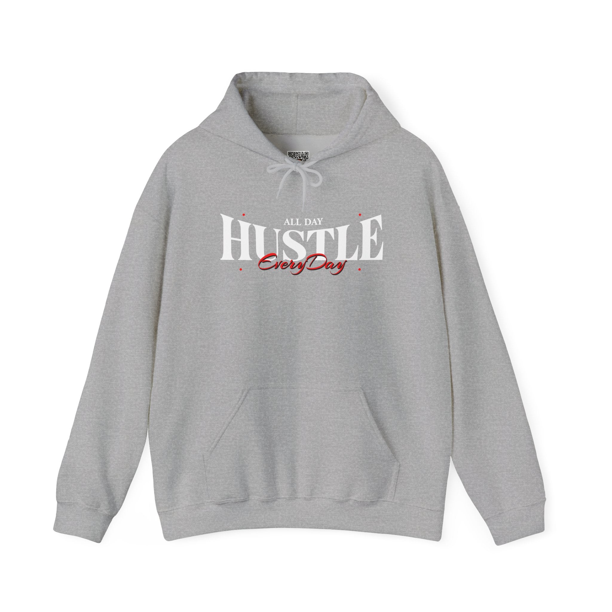 All Day Hustle Every Day | Motivational Streetwear Hoodie | Cr8tive Designs