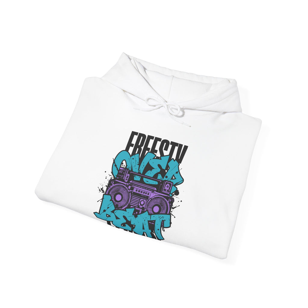 Freestyle Beat Flowin’ | Retro Hip-Hop Hoodie | Cr8tive Designs