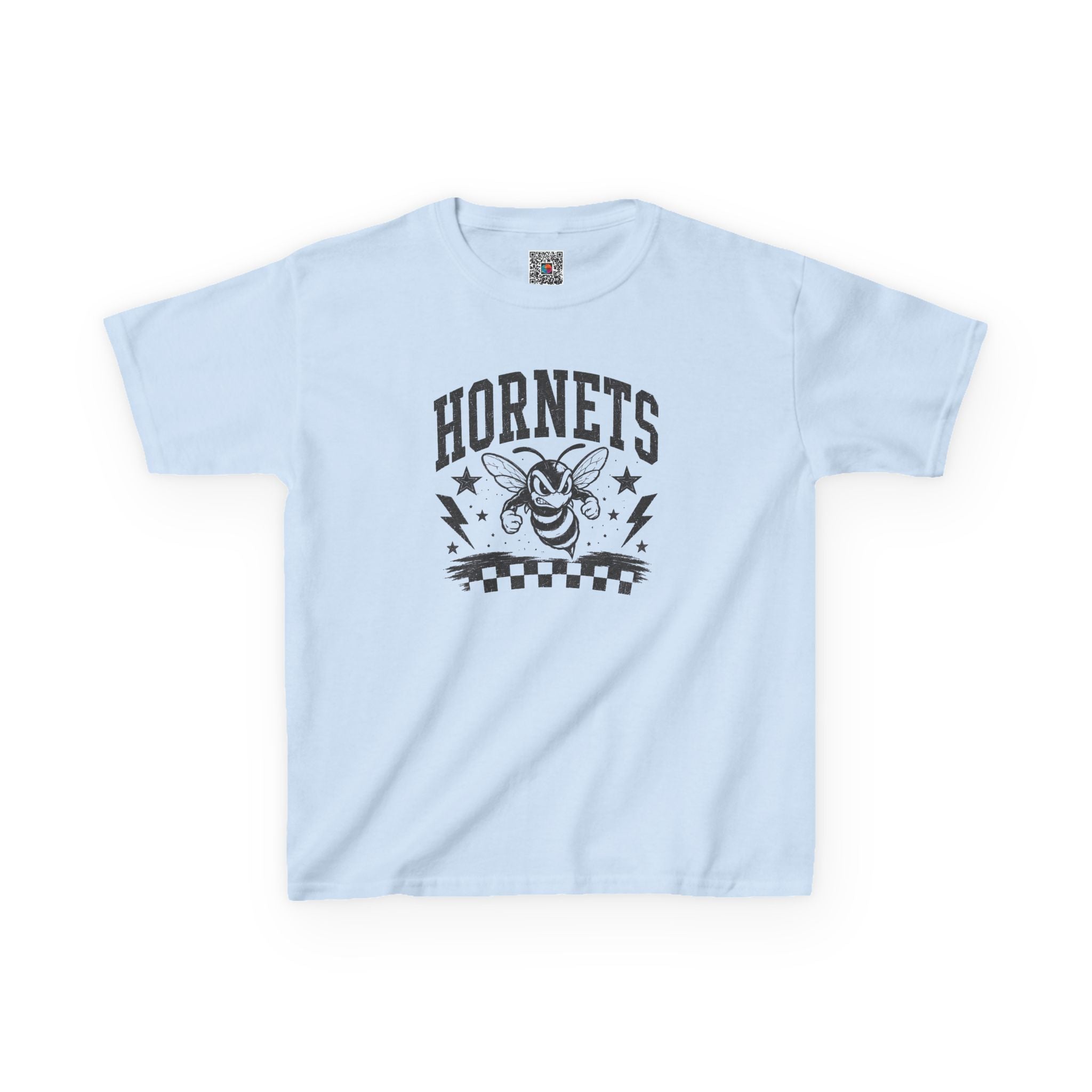 Vintage Hornets Mascot Youth T-Shirt | School Spirit Mascot Tee | Cr8tive Designs