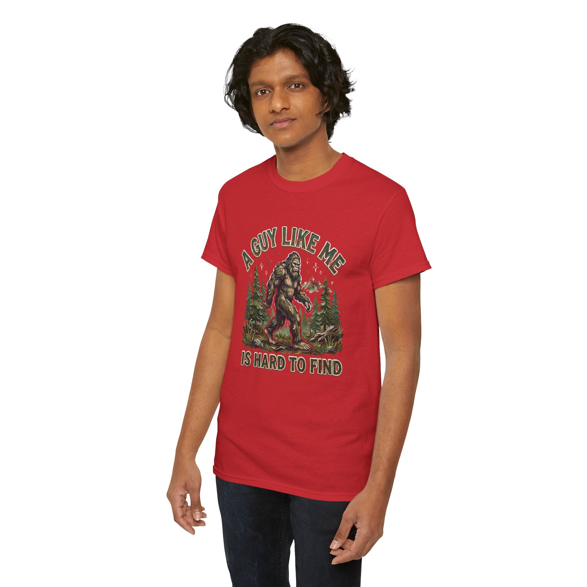A Guy Like Me Is Hard to Find | Bigfoot Outdoor Graphic Tee | Cr8tive Designs