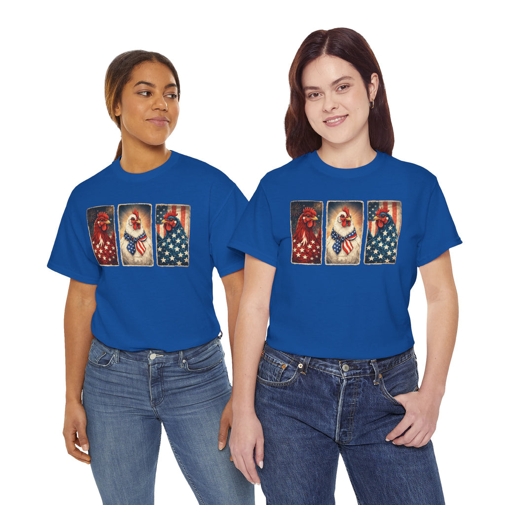 Vintage Americana Icons | Patriotic Fourth of July Tee | Cr8tive Designs