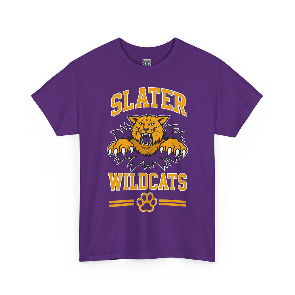 Slater Wildcats Purple & Gold Spirit T-Shirt | School Pride Tee | Cr8tive Designs